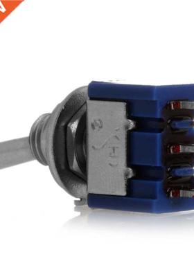 1 PC Mini MTS-102 -Pin SPDT ON-ON 125VAC 6A Toggle Switches