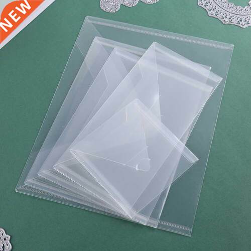 10pcs/set Plastic Folder Bags for Storage Patterned Paper