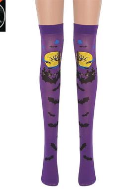purple dark castle bat socks Halloween bat socks masquerade
