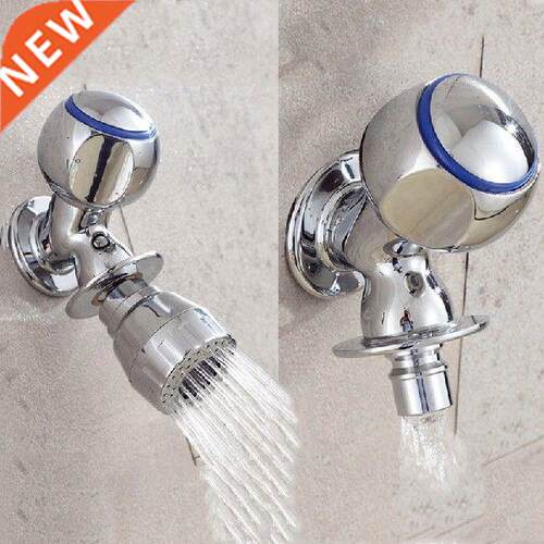 G1/2 Chrome-plated Washing Machine Brass Faucet Balcony Mop