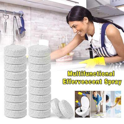 10pcs Sets Multifunctional Effervescent Spray Clean Spot