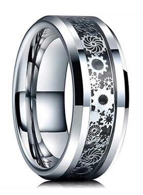 Personality ring tungsten steel fashion all kinds of fashion