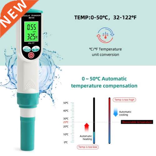 Digital Orp Tester Portable Dissolved Hydrogen H2 Meter Drik