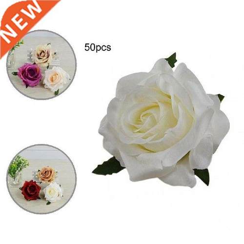 50PCS/lot Artificial Rose Flower Head 7CM European Retro