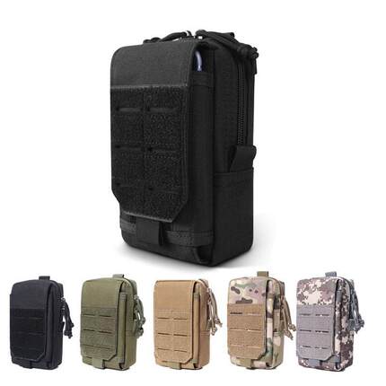 Tactical Molle Pouch Waist Bag Multifunction Nylon Belt Pack