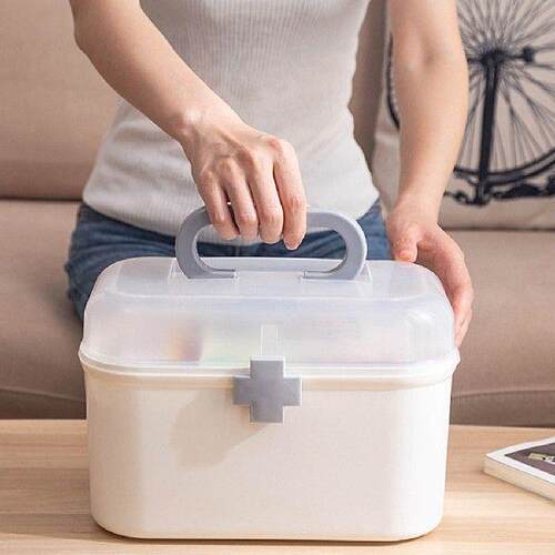 Multifunctonal Plastic Medicine Boxes Storage Box Large