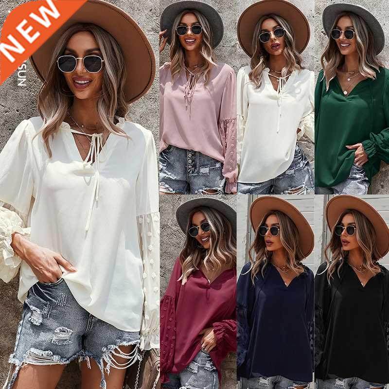 autumn long sleeve blouse women t shirt长袖衬衫秋冬女t恤上衣图片