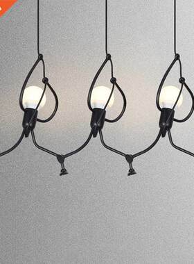 Creative Hanging Lamp Little Man Climbing Pendant Light Chil