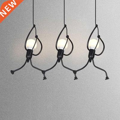 Creative Hanging Lamp Little Man Climbing Pendant Light Chil