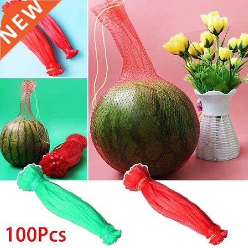 100 Pcs Plastic Nylon Mesh Net Bags for Vegetable Fruit Egg