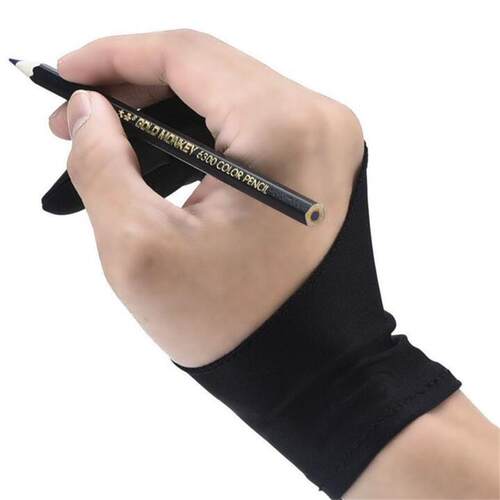 Artist Drawing Glove for Any Graphics Drawing Tablet Black 2
