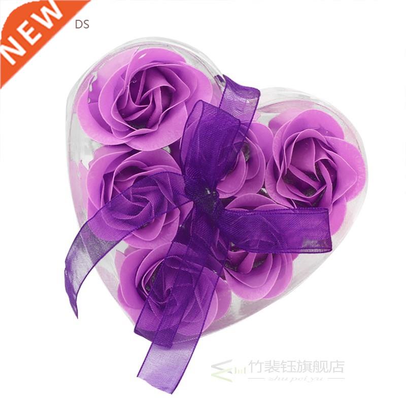 Practical Small Gifts Heart-shaped soap flower Gift Box Crea