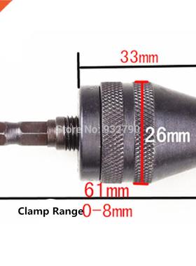 2pc Driver Adaptor Convert Grinder Converter 1/4 6mm Hex Sha