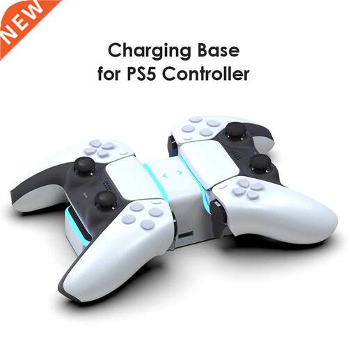 For PS5 Controller Charger Dual USB Fast Charging Dock Stati