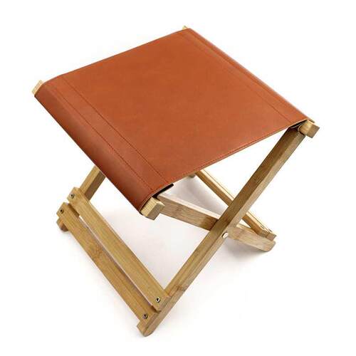 WolFAce Outdoor Camping Folding Chair Leather Mazza Leather