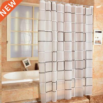 Modern Shower Curtain Hook Mildew Proof CurtainsTranslucent