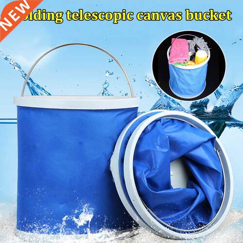 1L Oxford Portable Bucket Foldable Multifunctional Outdoor