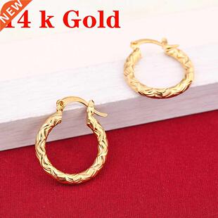 Golden Earrings Girls Dubai Gold Turkish Egyptian Algeria In