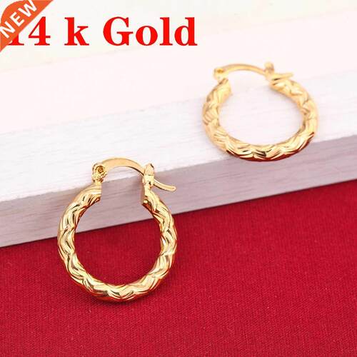 Golden Earrings Girls Dubai Gold Turkish Egyptian Algeria In