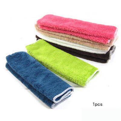 1Pcs Random Color Kitchen Cleaning Rag Dish Towel Microfiber
