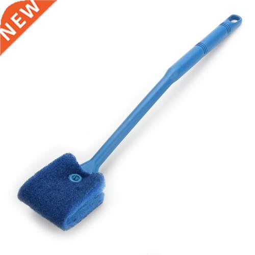1PC Fish tank brush long handle brush double-sided cleaning