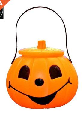 Halloween pumpkin bucket ghost festival dress up atmosphere