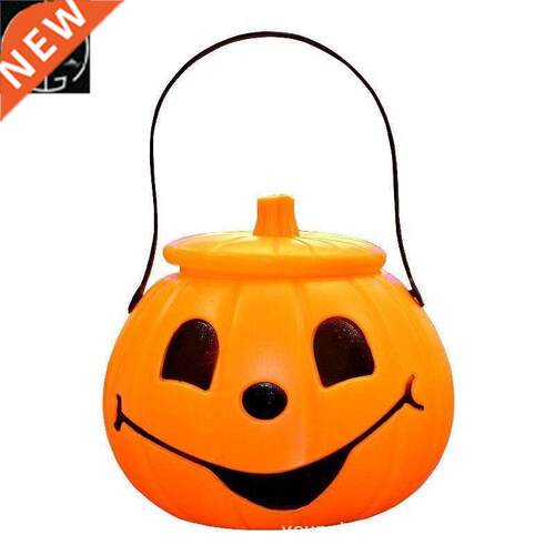 Halloween pumpkin bucket ghost festival dress up atmosphere