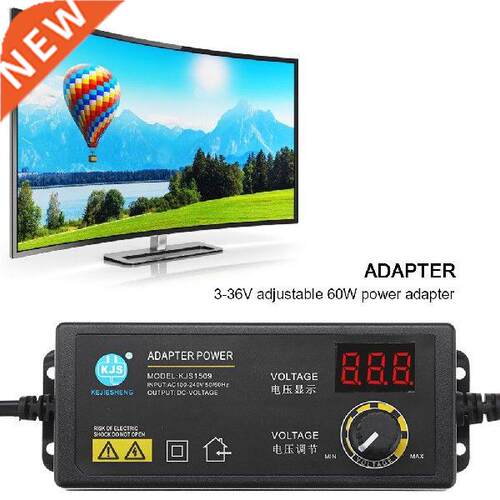 3-36V 60W Power Switching Adapter Adjustable Voltage LED