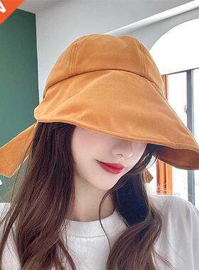 Summer Foldable Bucket Hat for Women Autumn Outdoor Sunscree