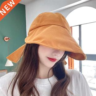 Summer Foldable Bucket Hat for Women Autumn Outdoor Sunscree