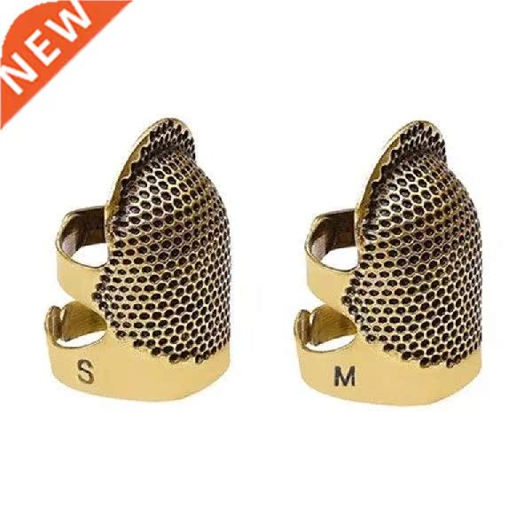 2 PC Antique Metal Finger Protector Th2 PC Sewing