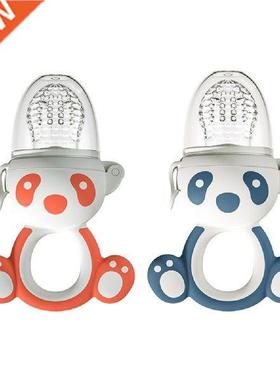 Newborn Baby Silicone Teether Fresh Food Feeder Training to