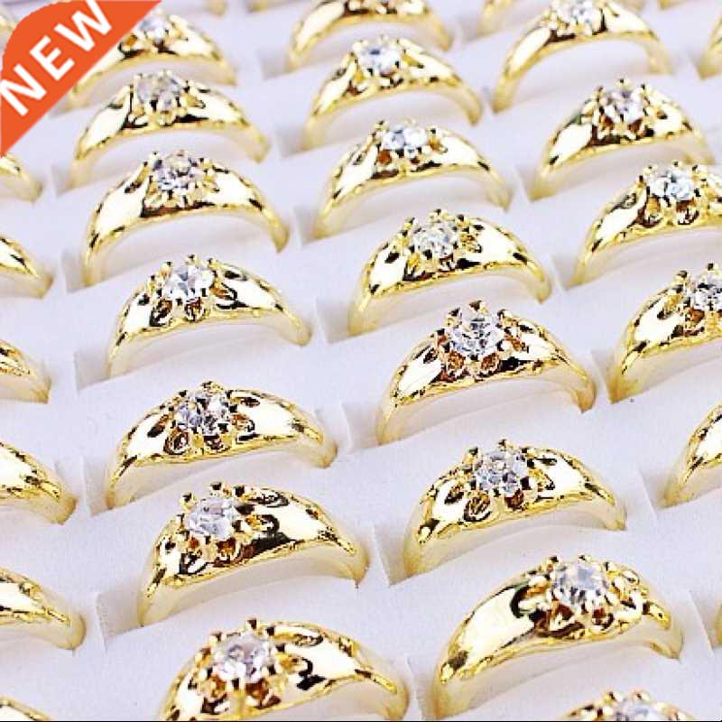 QianBei Wholesale Mixed 50pcs/set New Style Flower Crystal R