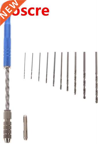 0.8-3mm Drill Bit Set Drill Set, Semi Automatic Spiral Blue