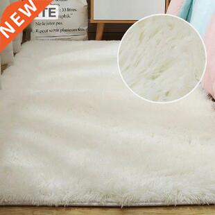 Plush Rug for Home Living Room Fluffy Carpet Thick Bed Room