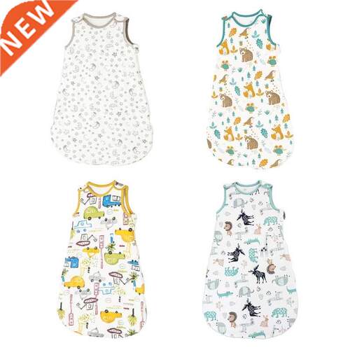 Newborn Zipper Sleepsack Wrap Baby Short Sleeve Cotton Sleep