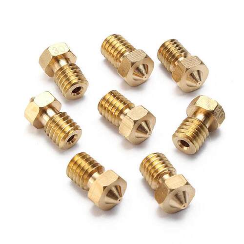 8 pcs / 3D printer nozzle nozzle hole 0.2, 0.3, 0.4, 0