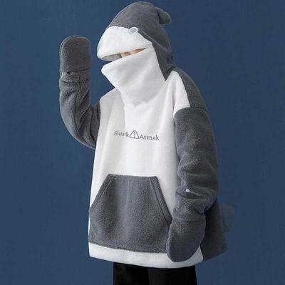 Christmas 2022 Essentials Hoodie Couple Outfit Lambswool Fas