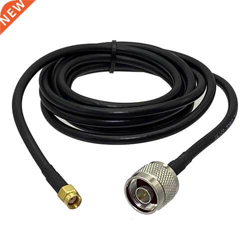 1pcs RG58 N Male Plug to RP-SMA Male Jack Wire Terminals Cri