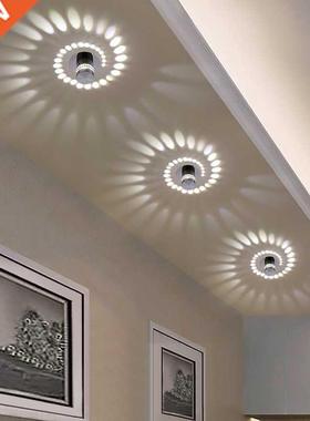 Modern LED Ceiling Light 3W RGB Wall Sconce For Art Gallery