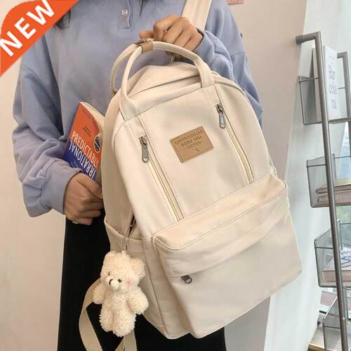 JULYCCINO Multifunction Double Zipper Women Backpack Teenag