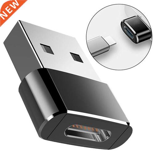 USB Female to USB C Type C OTG Male Data Adapter For iphone