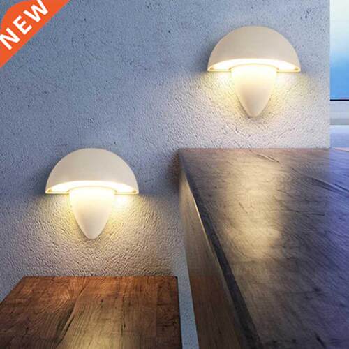 Nordic Mushroom Waterproof LED Wall Light Porch Wall Light F