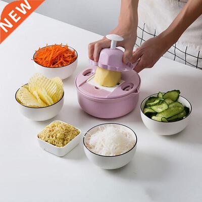 9 IN 1 Multifunction Vegetables Cutter Kitchen Stainless Bla