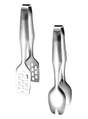 2pcs Buffet Tong Toast Tongs Bread Clamps Barbecue Clip