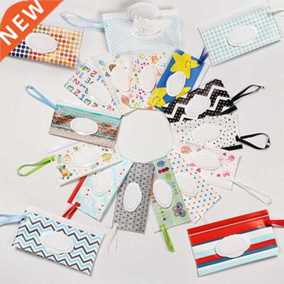 Reusable Baby Wipes Box Wet Print Wipe Case Carrying Bag Cos