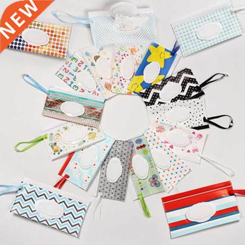 Reusable Baby Wipes Box Wet Print Wipe Case Carrying Bag Cos