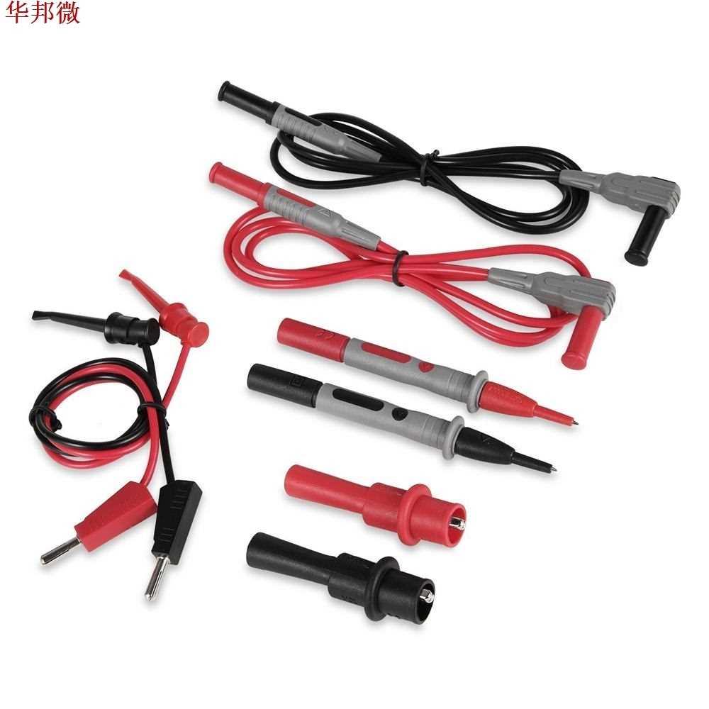 8pcs Multimeter Electronic Test Probe Leads Kit with Alligat