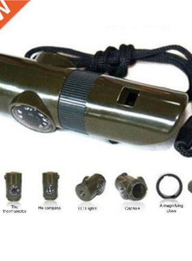 Emergency Survval Whstle Wth Lanyard Outdoor Campng