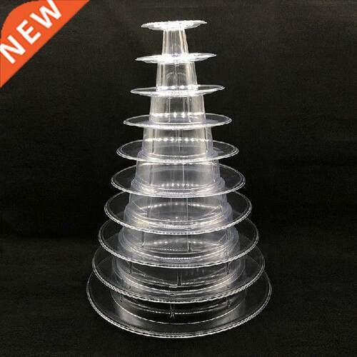 New 10 Tier Tower Macaron Macaron Display Stand Round Cake